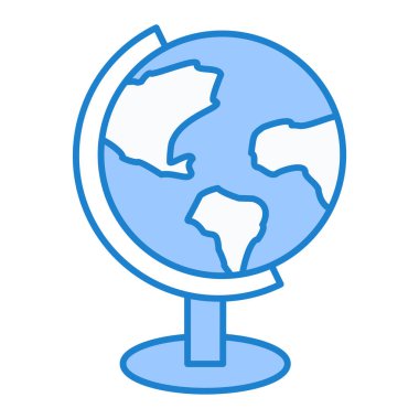 dünya ikonu vektör illüstrasyon tasarımı