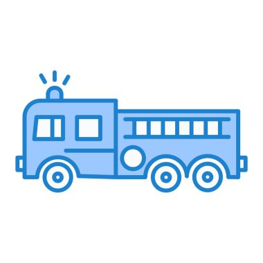 ambulans araba simgesi vektör illüstrasyonu