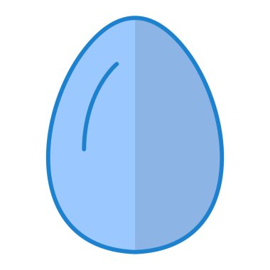 Yumurta simgesi vektör illüstrasyonu