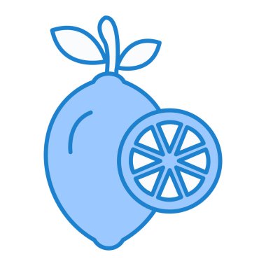 taze meyve ikonu vektör illüstrasyonu