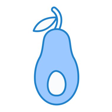 taze meyve ikonu vektör çizimi tasarımı