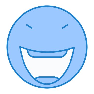 yüz simgesi, vektör illüstrasyonu