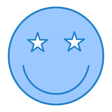 yüz simgesi, vektör illüstrasyonu