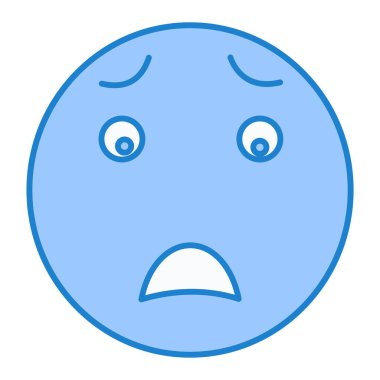 Yüz ifadesi. Basit resimleme