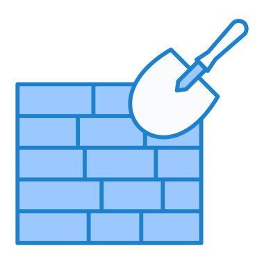 tuğla yapı ikonu vektör illüstrasyon tasarımı