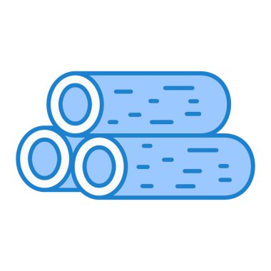 Bir havlu simgesinin vektör illüstrasyonu