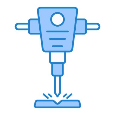 Sondaj simgesi vektörü. İnce çizgi işareti. izole edilmiş sınır sembolü çizimi