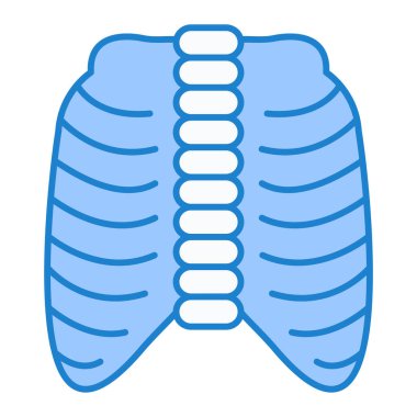 İnsan omurgası ikonu. Beyaz arkaplanda izole edilmiş web tasarımı için tıbbi organ taşıyıcı sembolü