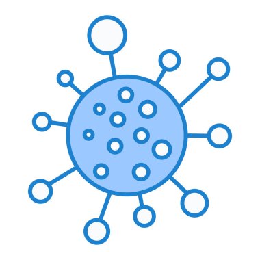 Virüs ikonu vektör illüstrasyonu