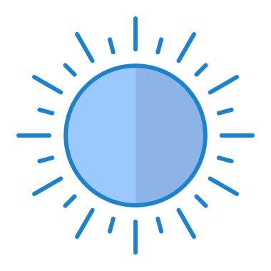 Güneş Simgesi Vektör illüstrasyonu