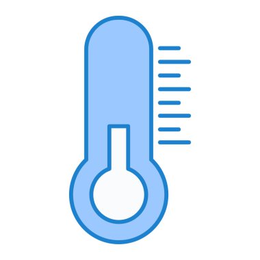 Termometre. Web simgesi basit tasarım