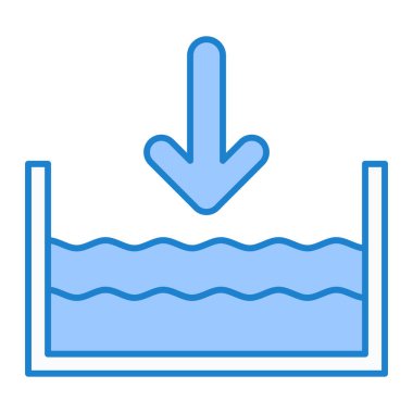 swimming pool icon. outline illustration of water symbol vector icons for web