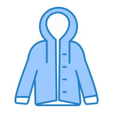 Kıyafetler. Web simgesi basit illüstrasyon