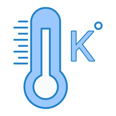 termometre simgesi vektör illüstrasyonu