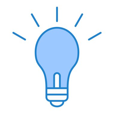 Fikir vektör düz simgesi