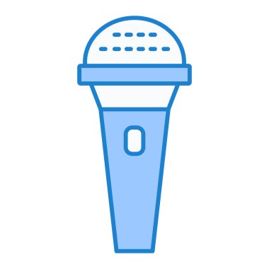 mikrofon simgesi. vektör illüstrasyonu