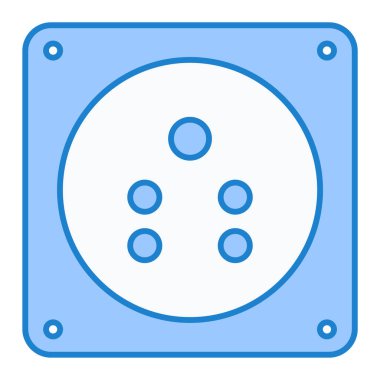 çip simgesi vektörü web ve mobil uygulama tasarımınız için beyaz arkaplanda izole edildi, oyun logosu kavramı