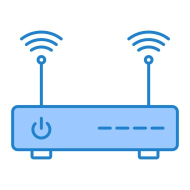 Yönlendirici. Web simgesi basit illüstrasyon
