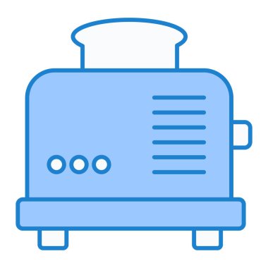 Tost makinesi. Web simgesi basit tasarım