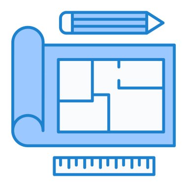 İnşaat ve inşaat ikonu. vektör illüstrasyonu