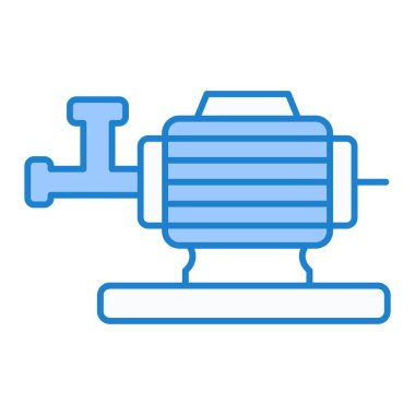 Su pompası simgesinin vektör illüstrasyonu
