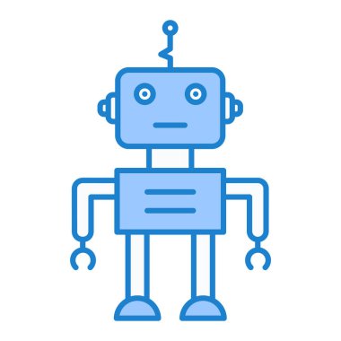robot ikon vektör illüstrasyonu