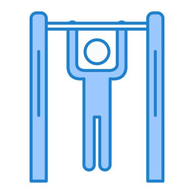 İp simgesi. Web için kablo vektör simgelerini atlama çizelgesi