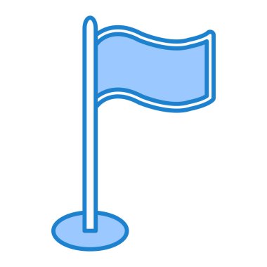 bayrak ikonu vektör illüstrasyonu