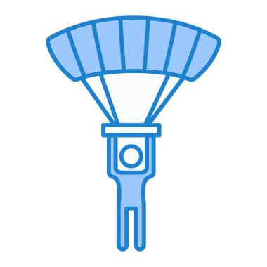 Bir balon simgesinin izole edilmiş tek bir nesnesinin vektör çizimi