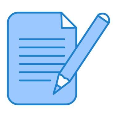 belge simgesi vektör illüstrasyonu