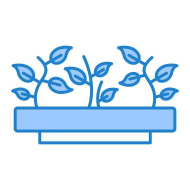 bitkiler ikon vektör illüstrasyonu