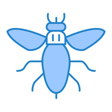 Böcek ikonu. vektör illüstrasyonu