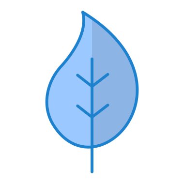 Yaprak. Web simgesi basit tasarım
