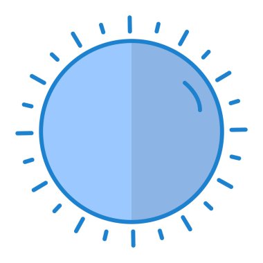 Güneş Simgesi Vektör illüstrasyonu
