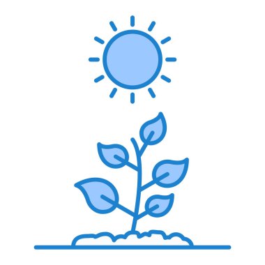 çiçek simgesi vektör illüstrasyonu