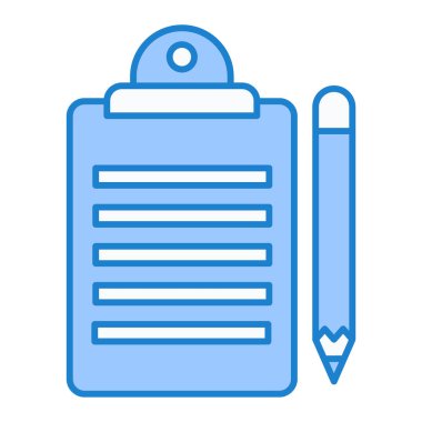 Kontrol listesi ikon vektör illüstrasyon tasarımlı pano