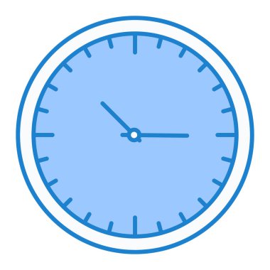 Saat simgesi vektör illüstrasyonu