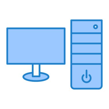 bilgisayar donanım simgesi vektör illüstrasyonu