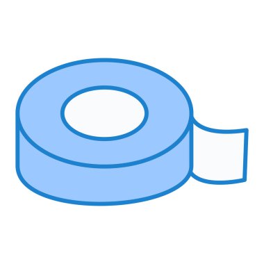 Mavi spor simgesinin vektör illüstrasyonu