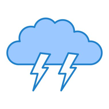 Bulut hesaplama simgesi vektör illüstrasyonu