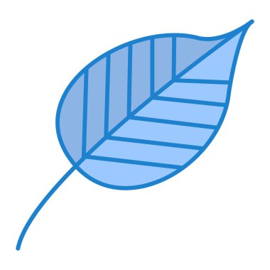 Yaprak ikonu vektör illüstrasyonu