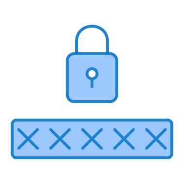 ikon vektör illüstrasyonunu kilitle