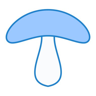 mantar simgesi vektör illüstrasyonu