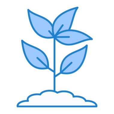 bitki simgesi vektör illüstrasyonu