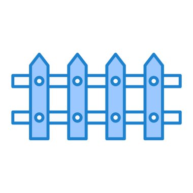 Çit simgesi. vektör illüstrasyonu