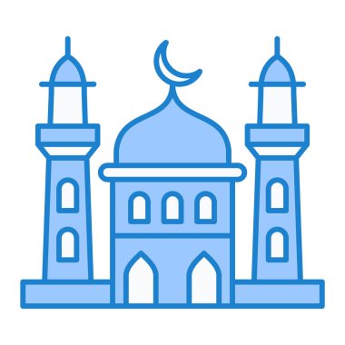 Cami simgesi vektör illüstrasyonu