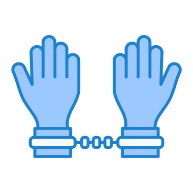 Eldivenli el ve eldiven ikonu vektör çizimi tasarımı