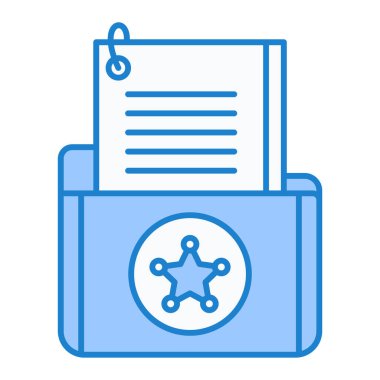 Sertifika vektör simgesi modern basit illüstrasyon