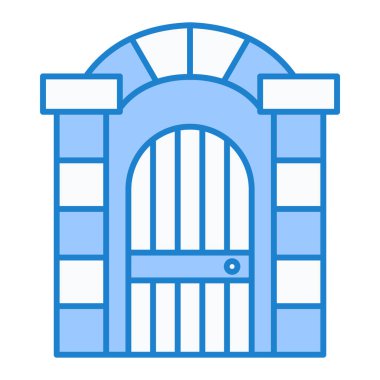 Bina. Web simgesi basit tasarım