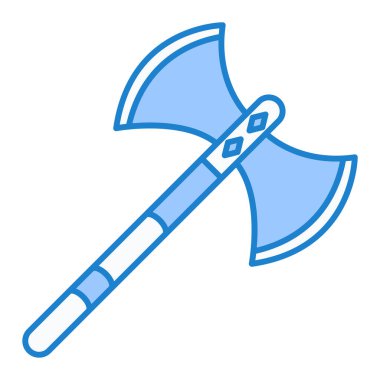 Axe vektör renk çizgisi simgesi